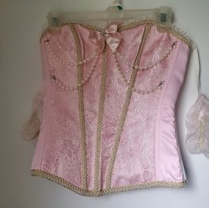 Pink corset